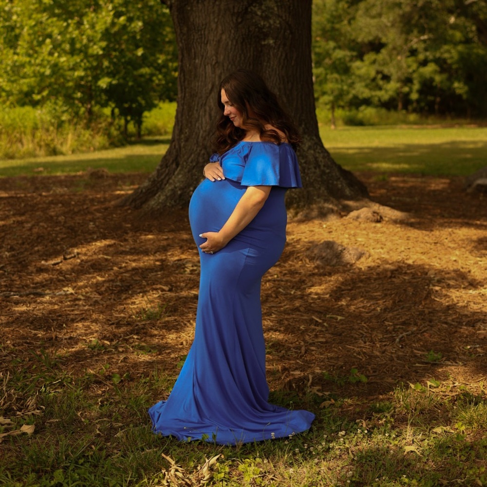 Amazon Women's Blue Maxi Dress